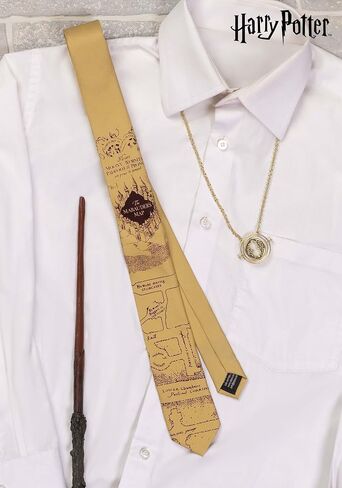 Adult Marauders Map Harry Potter Necktie - 54-Inch Polyester Tie with Iconic Design in Kuwait
