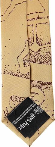 Adult Marauders Map Harry Potter Necktie - 54-Inch Polyester Tie with Iconic Design in Kuwait