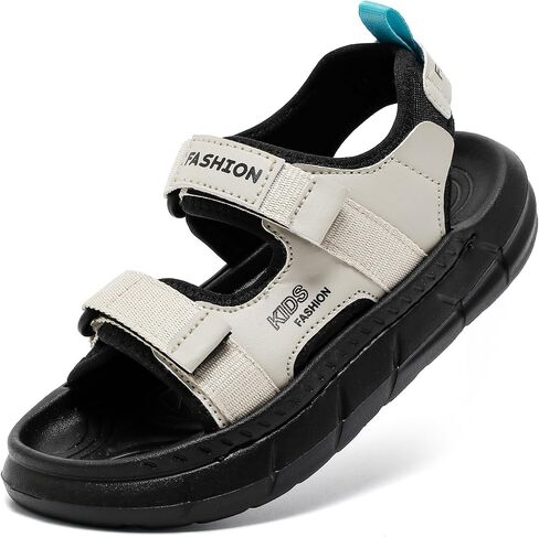 Kids Sandals Boys Girls Sport Sandals Waterproof Adjustable Hiking Sandals Toddler Open Toe Outdoor Walking Sandals Summer Non Slip Athletic Slide Sandals With Back Straps Water Shoes for Beach Pool in Kuwait