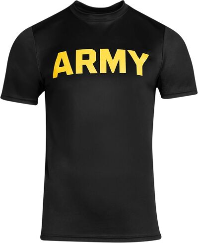 Soffe Men's Army® PT Short Sleeve T-Shirt, Black, Large in Saudi Arabia