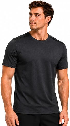 Spyder Mens Athletic Shirts - Moisture Wicking Stretch Performance Short Sleeve Gym Shirts Workout Tops for Men in Kuwait