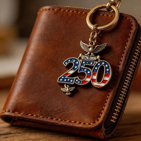 LUOZZY 10pcs 250th Anniversary Medal Acrylic Keychain Party Favor | Party Favor in Kuwait