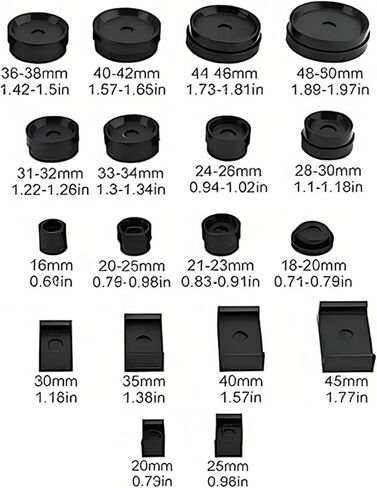 18 Modes Watch Press Tool Set, Professional Watch Back Case Closer Repair Kit with 18 Dies, Watch Crystal Press Removal Tool, Watchmaker Battery Replacement Tool for Round/Square Dials in Saudi Arabia