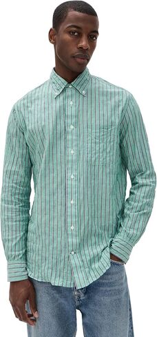 Gitman Vintage Men's Japanese Awning Stripe Shirt in Saudi Arabia