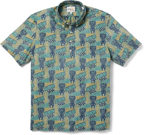 Reyn Spooner Men's Tiki Hawaiian Aloha Shirt - Pullover in Saudi Arabia