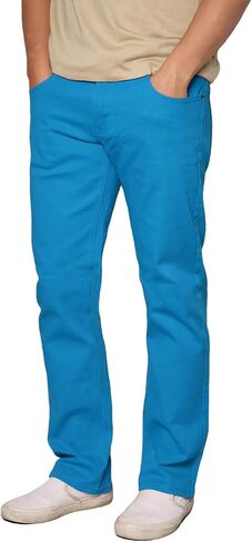 URBANJ Men's Stretch Slim Fit Colored Jeans in Saudi Arabia