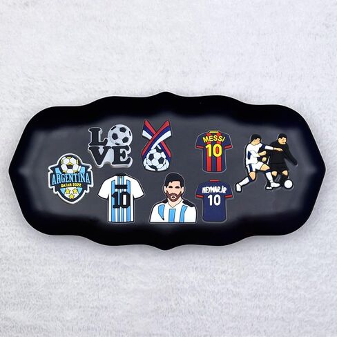 30 Pcs Sports Shoe Charms Football Pins Charms Soccer Shoe Charm Decoration for Clog in Saudi Arabia
