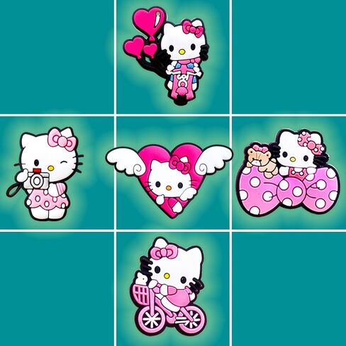 15Pcs Cartoon Croc Charms for Shoe, Cartoon Shoe Charms for Clogs Sandals Decoration in Saudi Arabia