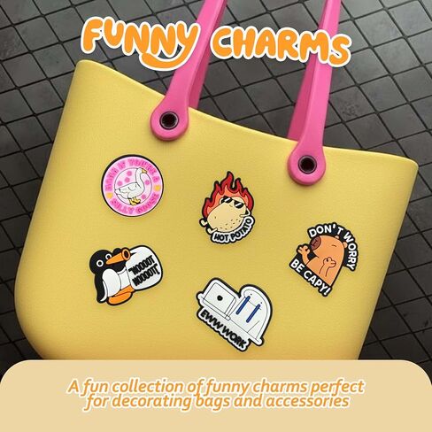 Funny Shoe Charms for Adults, 11 PCS Cute Meme Cartoon Humor PVC Charms for Clog Shoes, Cool Sarcastic Accessories Gifts in Saudi Arabia