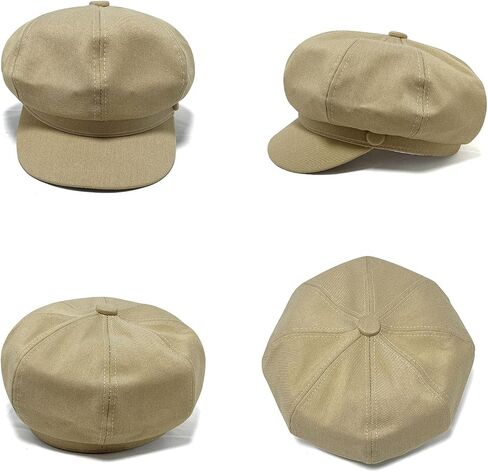 Newsboy Cap for Women, Beret Newsboy Hat, Ladies Octagonal Gatsby Hats, Outdoor Vintage Artist Beret Cap in Kuwait