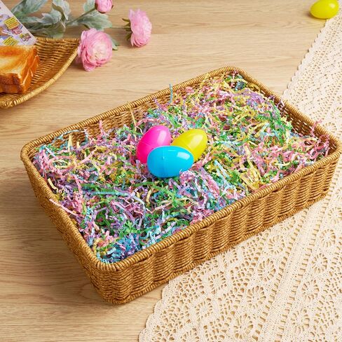 JOYIN 8 oz Easter Grass Shredded Paper, Recyclable Paper Grass, Shred Raffia Crinkle Cut for Basket Filler Stuffers, Easter Egg Hunt Crafts Decor, Party Favors, Box Bags Gift Wrapping Decoration in Saudi Arabia