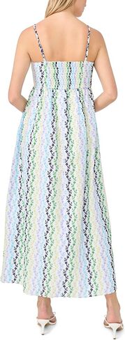 CeCe Women's Sleeveless Spaghetti Strap Square Neck Midi Dress in Kuwait