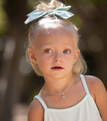 مجموعة من قلادة وأقراط من الفضة الإسترلينية عيار 925 من الفضة الإسترلينية للفتيات من Cherished Moments Girls لشهر يونيو للأطفال in Kuwait