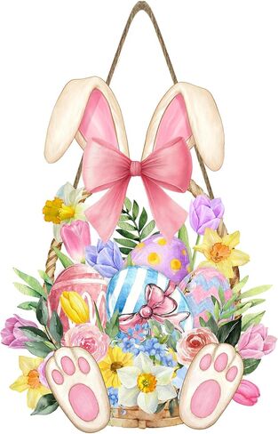 Harooni Summer Beach Wreath for Front Door Hello Summer Door Hanger Nautical Sea Welcome Sign Ocean Starfish Theme Decorations Wooden Plaque for Indoor Wall Hanging Outdoor Outside Porch 10.9"x10.9" in Saudi Arabia