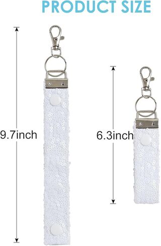 Mouse Ears Headband Holder for Backpack Sequin Lanyard Keychain Park Trip Essentials Bag Charms Organizer Decor in Saudi Arabia