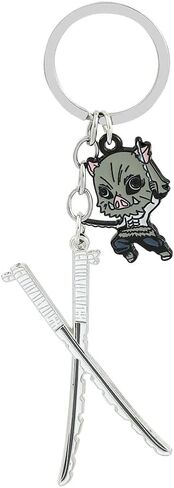 Anime Slayer Keychains, Fun Cartoon Keyring Jewelry Gift for Men and Women in Saudi Arabia