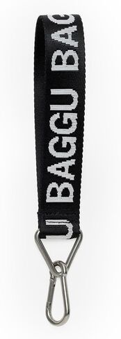 BAGGU Logo Keychain - Black and White in Kuwait