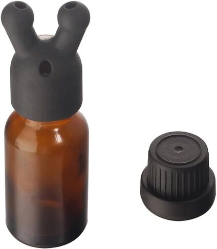 YAMSLAM Aroma Bottle Sniffer Cap Leakproof Essential Oil Inhaler Cap Double/Single Sole Essential Oil Inhaler Mini Perfume Inhaler Dispenser Bottle for Women Men in Saudi Arabia