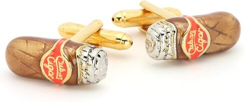 JJ Weston Cuban Cigar Cufflinks. Made in the USA. in Saudi Arabia
