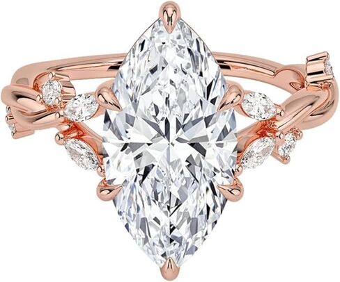 1-5 CT Moissanite Engagement Ring Colorless VVS1 10K 14K 18K Solid Gold With Gold Purity XRF Report Card & 925 Sterling Silver Infinity Moissanite Engagement Ring Christmas Gift For Women in Saudi Arabia