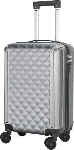 20 Inch Carry On Luggage, Lightweight Hard Shell ABS Suitcase with TSA Lock and Double Spinner Wheels, Rolling Suitcase for Travel (LXG-Blue, 20" carry on) in Saudi Arabia