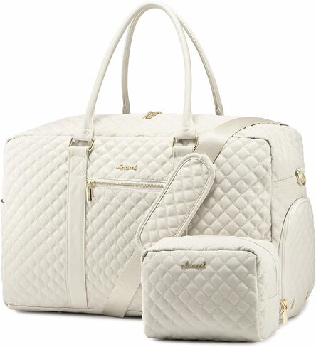 LOVEVOOK Travel Duffle Bag, Weekender Bags for Women with Shoe Compartment, Carry on Overnignt Bag with Laptop Compartment, Yoga Gym Duffel Bag with Toiletry Bag, Hospital Bags for Labor and Delivery in Saudi Arabia