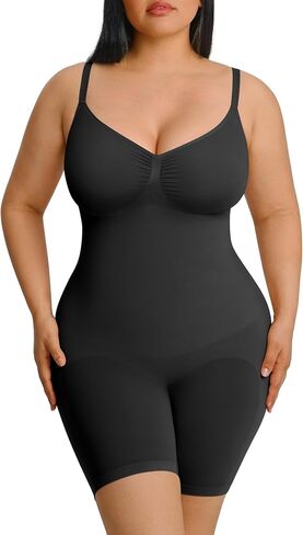 FeelinGirl Shapewear for Women Tummy Control Seamless Bodysuit Snatched Waist Body Suit Faja Body Shaper in Kuwait