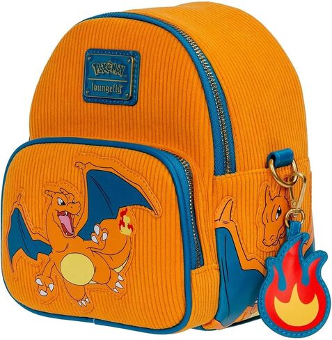Loungefly: Pokemon - Charizard Corduroy Convertible Mini-Backpack (EE Exclusive) in Kuwait