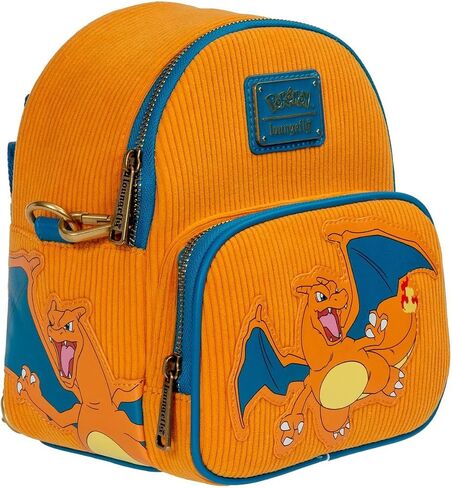 Loungefly: Pokemon - Charizard Corduroy Convertible Mini-Backpack (EE Exclusive) in Kuwait