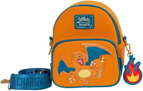 Loungefly: Pokemon - Charizard Corduroy Convertible Mini-Backpack (EE Exclusive) in Kuwait