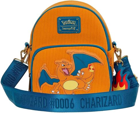 Loungefly: Pokemon - Charizard Corduroy Convertible Mini-Backpack (EE Exclusive) in Kuwait