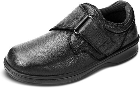 Orthofeet Men's Orthopedic Broadway Adjustable Leather Dress Shoe in Kuwait