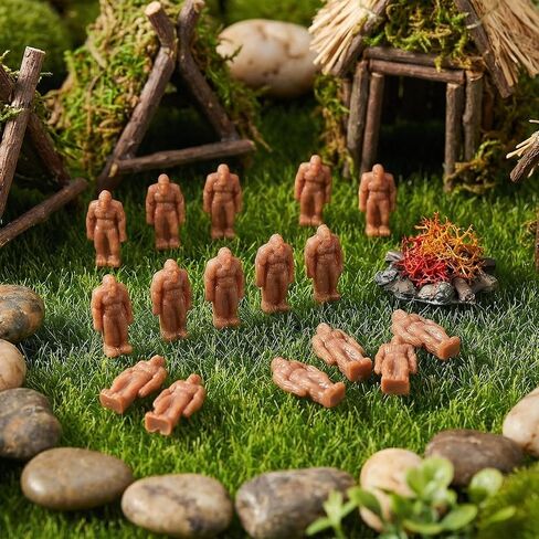 Novabright 80 Pcs Mini Bigfoot Figurine Bulk Resin Miniature Sasquatch Gift to Hide Tiny Bigfoot Resin Statues Mini Sasquatch Ornaments Xmas Table Centerpieces for Table Tiered Tray Decor in Kuwait