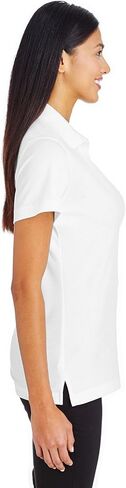 Devon & Jones CrownLux Performance™ Ladies' Plaited Polo M WHITE in Kuwait