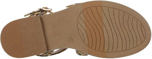 Michael By Michael Shannon Caleigh - Women's Casual Open Toe Gladiator Flat Sandals Leopard, Size 9.0 Medium Width in Saudi Arabia