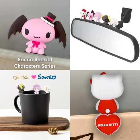 Sonix x Sanrio Peekers - صندوق مخصص للأصدقاء - شخصيات صغيرة مزخرفة لاصقة - تتضمن هالو كيتي، كوجيميون، لورومانيكس، ماي سويت بيانو، أو الشخصية الغامضة in Kuwait