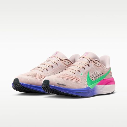Nike Pegasus 41 "Eliud Kipchoge Men's Road Running Shoes (Silt Red/Persian Violet/Fire Pink/Green Shock) in Saudi Arabia