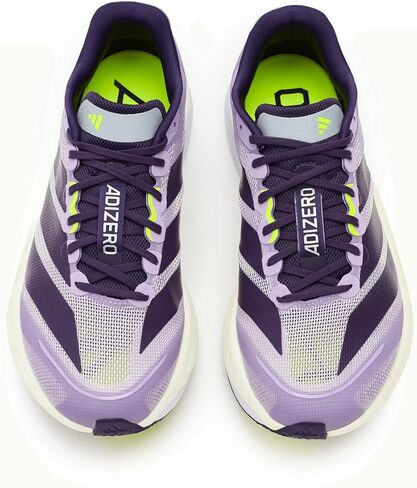 adidas, Womens, Adizero Boston 13 Running Shoes, Powder Plum/Aurora Plum/Preloved Violet, 8, C - Medium in Kuwait