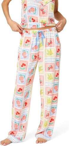 PJ Salvage Women's Frutta Fresca Open Leg Pants in Kuwait
