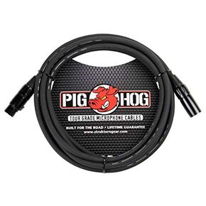 Pig Hog 10' 8mm XLR Microphone Cable - 3 Pin XLR Male to 3 Pin XLR Female