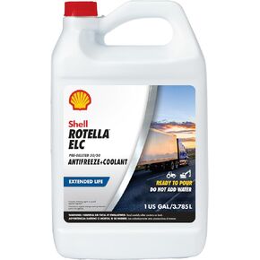 Shell Rotella ELC Antifreeze + Coolant, Extended Life, 1 US GAL/3.785L