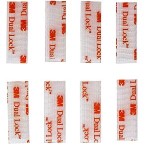 3M EZ Pass IPass SunPass Fastlane Mounting Strips Kit Includes Eight (8) 1-1/2" pcs (4 Sets) Dual Lock Fasteners