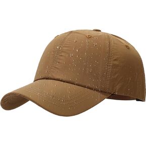 Waterproof Baseball Cap for Men Women Breathable UPF50+ Sport Outdoor Caps Quick Dry Adjustable Rain Hat