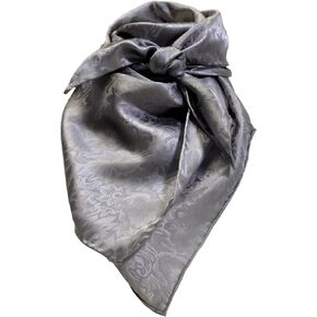 Wild Rag Silver Silk Jacquard