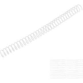 20Pcs Plastic Spiral Binding Coils Stationery accessories19mm 3/4in ID 30 Holes Spirals for A4 A5 Notebook (Orange) A5 Spiral Binding Coil