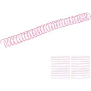 20Pcs Plastic Spiral Binding Coils for A4 A5 Notebook, 30 Holes Spirals Binding Coils 19mm 3/4in ID Inner Diameter (Transparent)