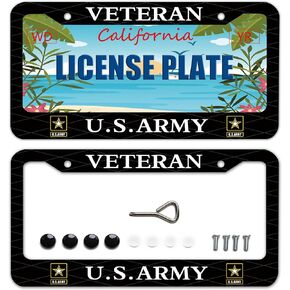 Dodgers Design License Plate Frame Los Angeles Baseball Team Decorative Stainless Steel Car License Plate Cover for Men Women Boys Girls Fans 12 X 6 Inch