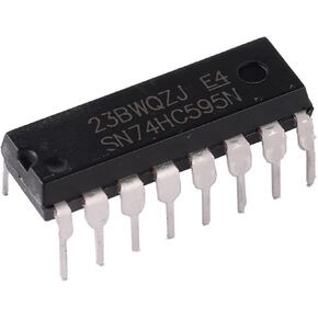 (عبوة من 30 قطعة) Csldmcml 74HC595 74595 SN74HC595N 8 بت Shift Register DIP-16 IC 74hc595 Shift Registers in Kuwait
