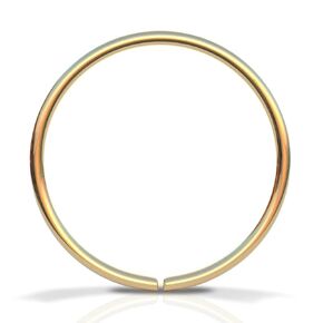 Thin Septum Ring - 24 gauge Septum Jewelry - 14k Gold Filled Tiny Septum Ring - Slim Septum Rings