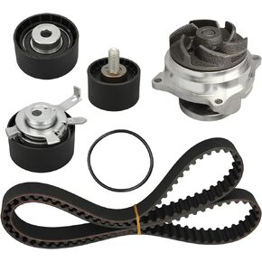 BRTEC Engine Timing Belt Kit Compatible for 1999-2004 Ford Contour Escape Escort Focus for 1999-2002 Mercury Cougar Mystique for 2001 - 2004 For Mazda Tribute